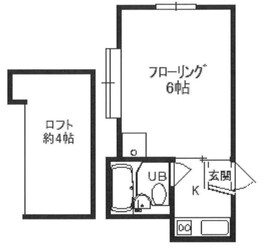 尾山台シティハイム A棟の物件間取画像